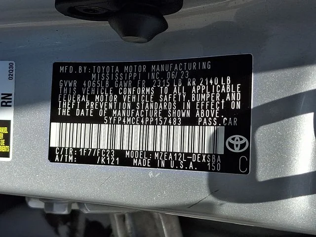 Used 2023 Silver Toyota SE image 28