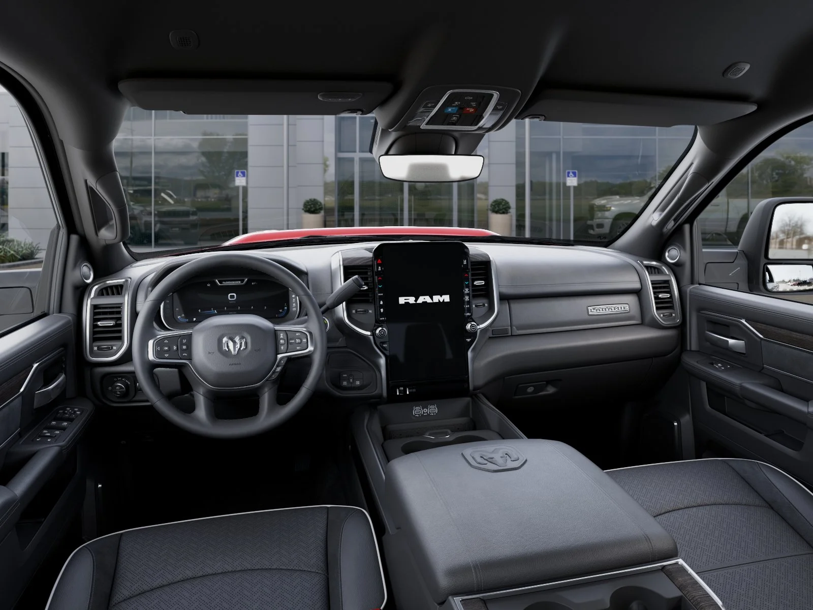 New 2026 Molten Red Pearl-Coat Exterior Paint RAM Laramie image 41
