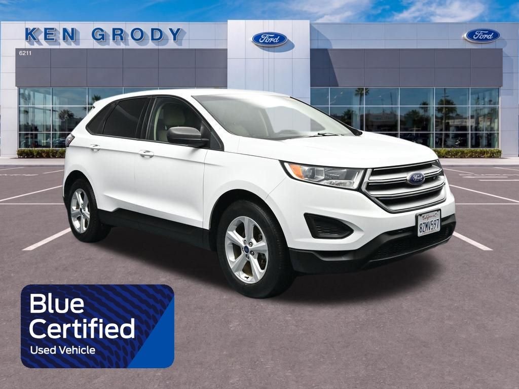 Certified Used 2017 White Ford SE image 1