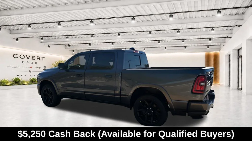 New 2026 Granite Crystal Metallic Clear-Coat Exterior Paint RAM Laramie image 8