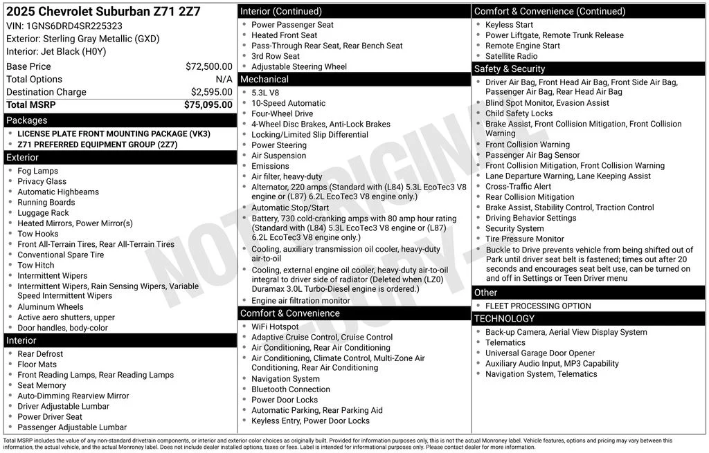 Used 2025 Gray Chevrolet Z71 image 7