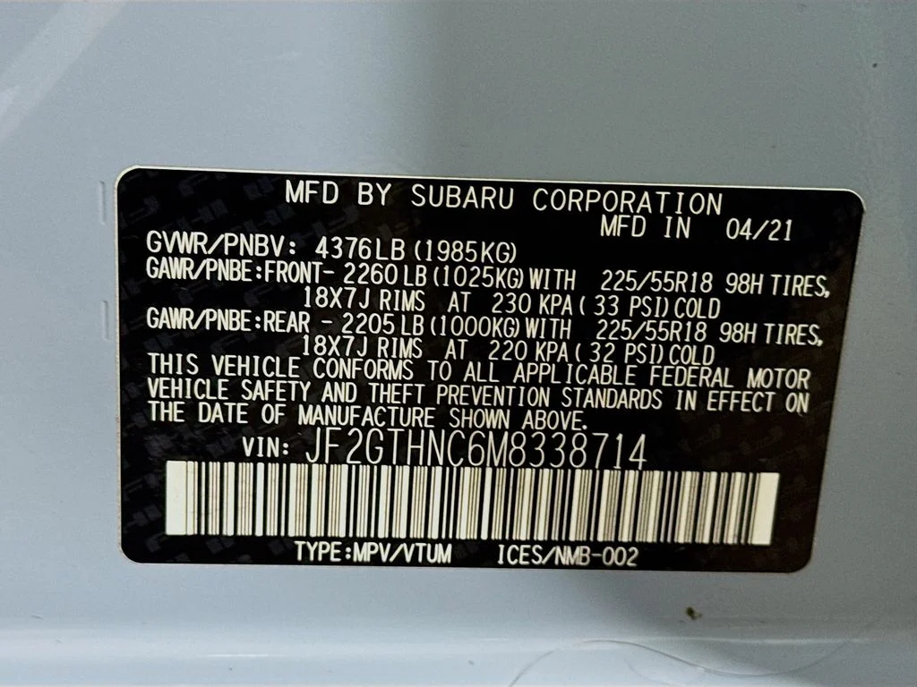 Used 2021 Gray Subaru Limited image 40