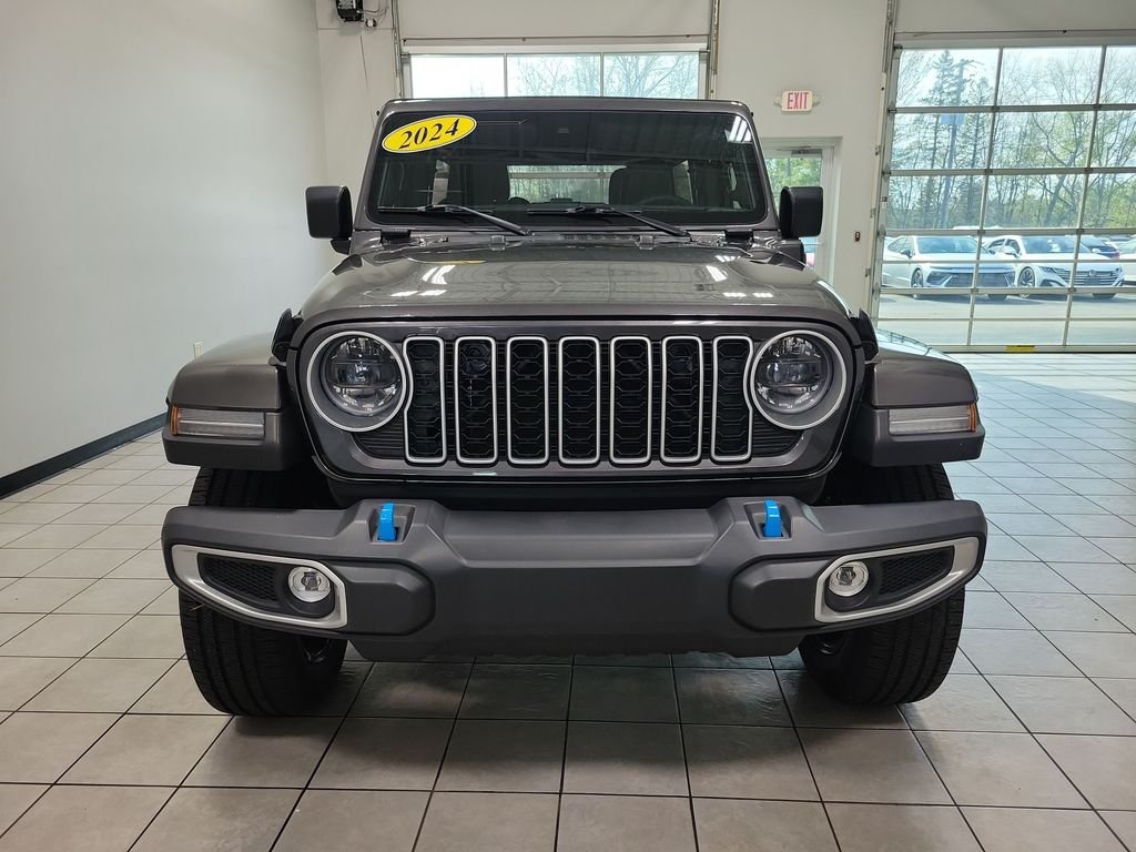 Used 2024 Jeep Wrangler 4xe Sahara 4XE with VIN 1C4RJXP69RW322654 for sale in Cuyahoga Falls, OH