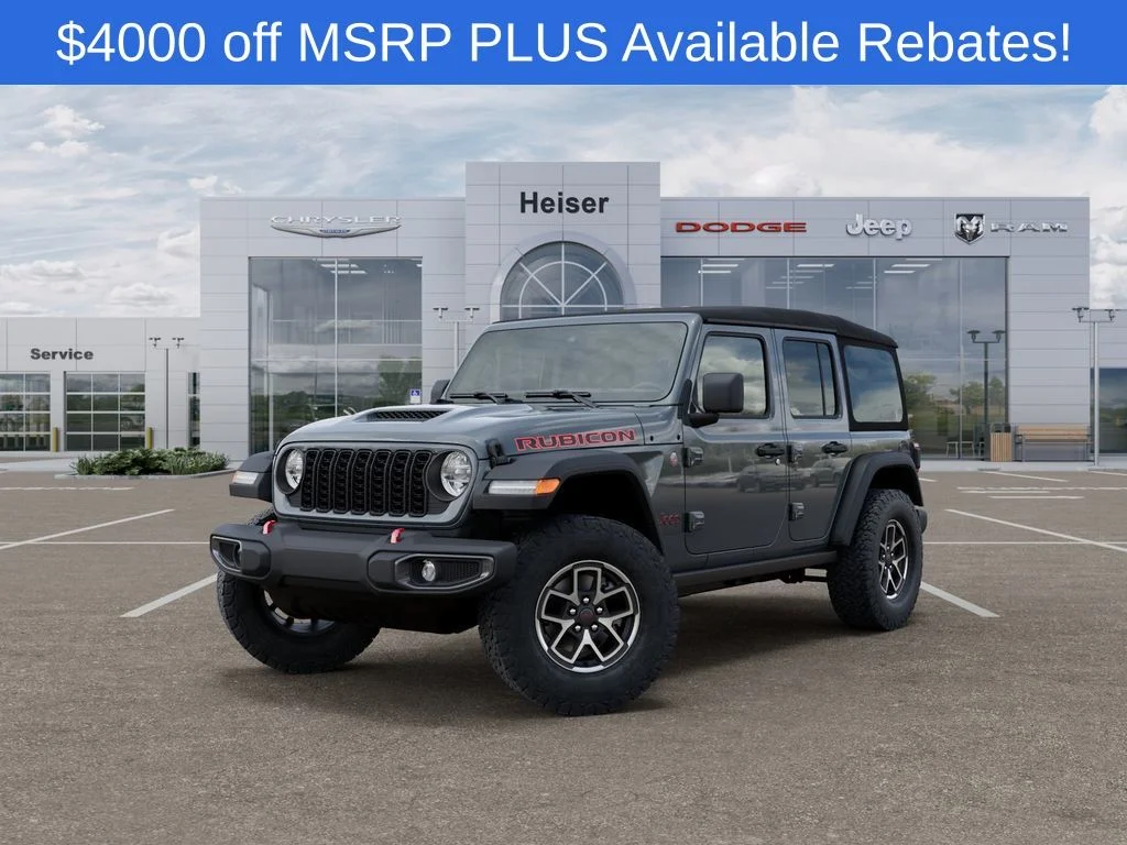 New 2026 Gray Jeep Rubicon image 1