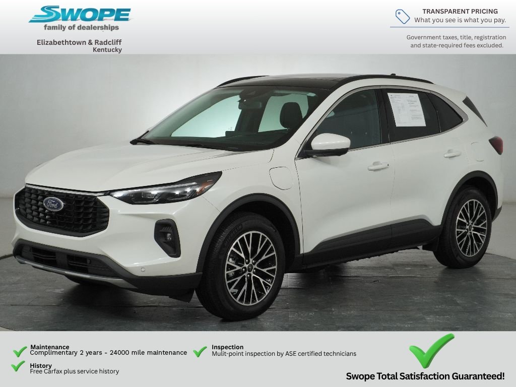 Used 2025 STAR WHITE METALLIC TRI-COAT Ford PHEV image 10