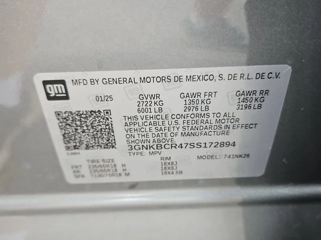 Used 2025 Sterling Gray Metallic Chevrolet 2LT image 29