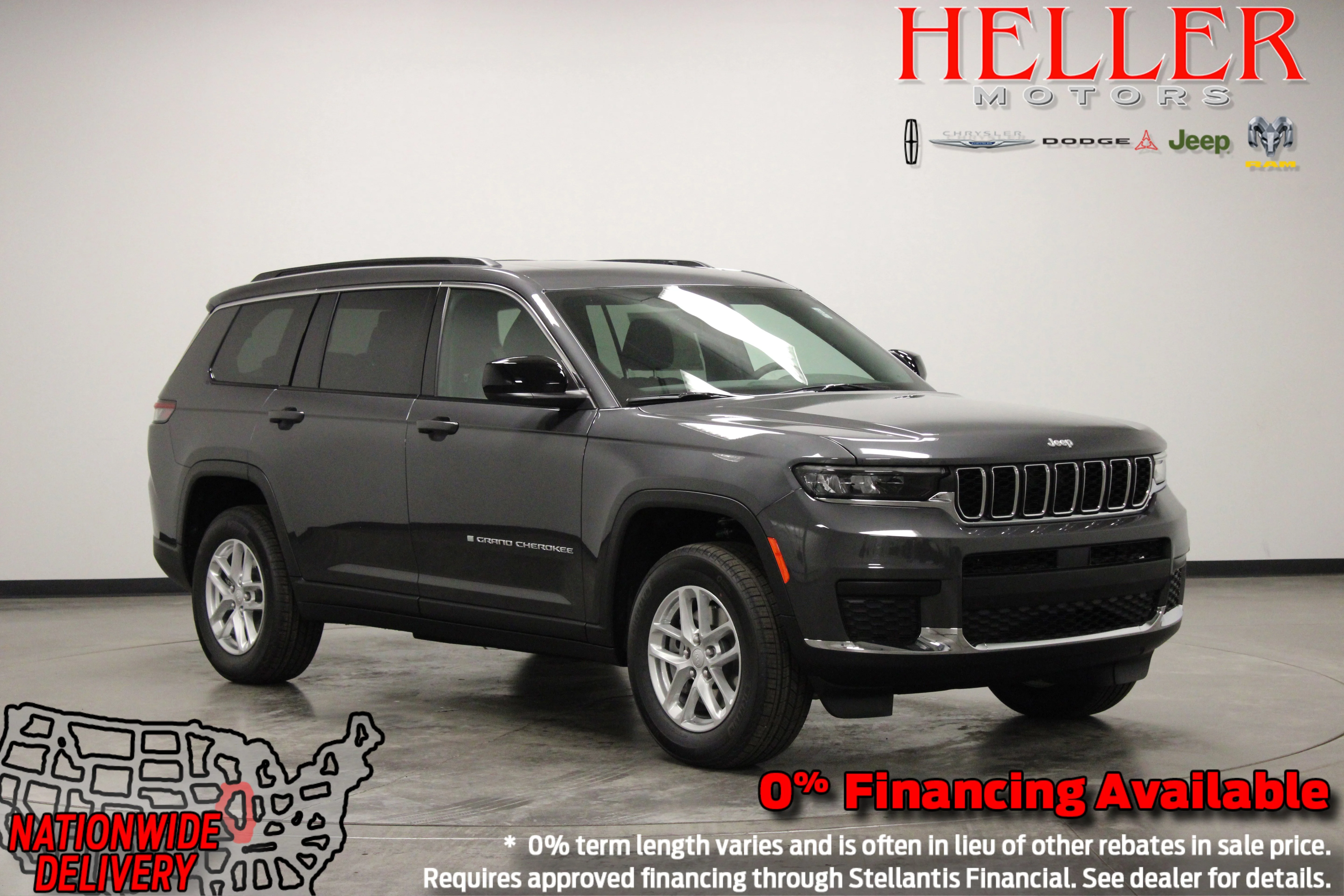 New 2026 Baltic Gray Metallic Clear-Coat Exterior Paint Jeep Laredo X image 1