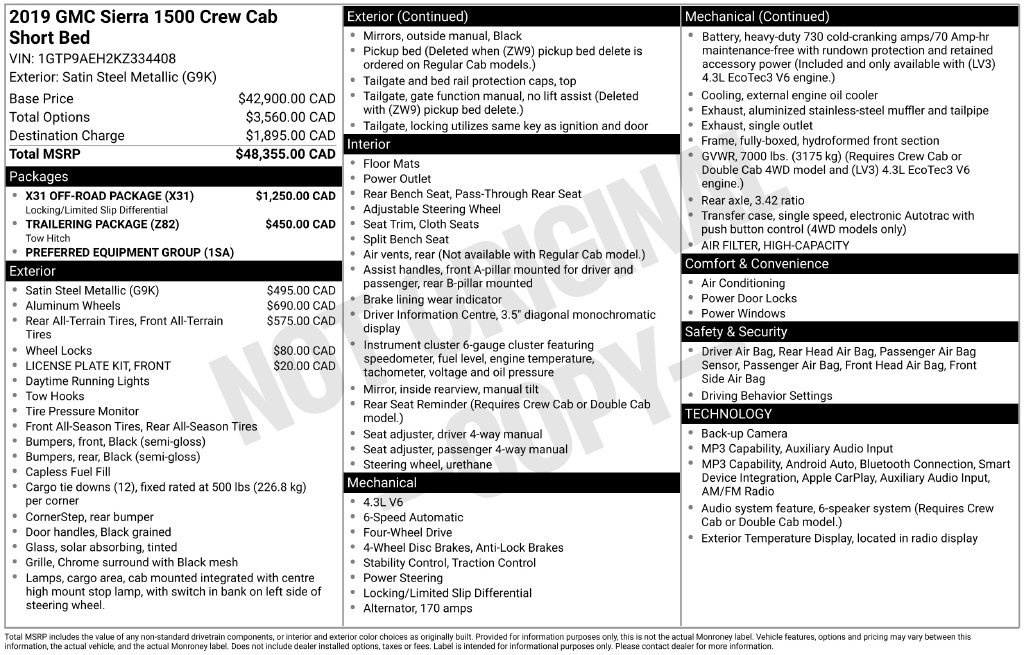 Used 2019 Gray GMC Base image 6