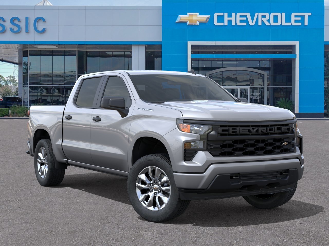 2026 Chevrolet Silverado 1500 Custom Gray at Classic Elite Chevrolet Sugar Land