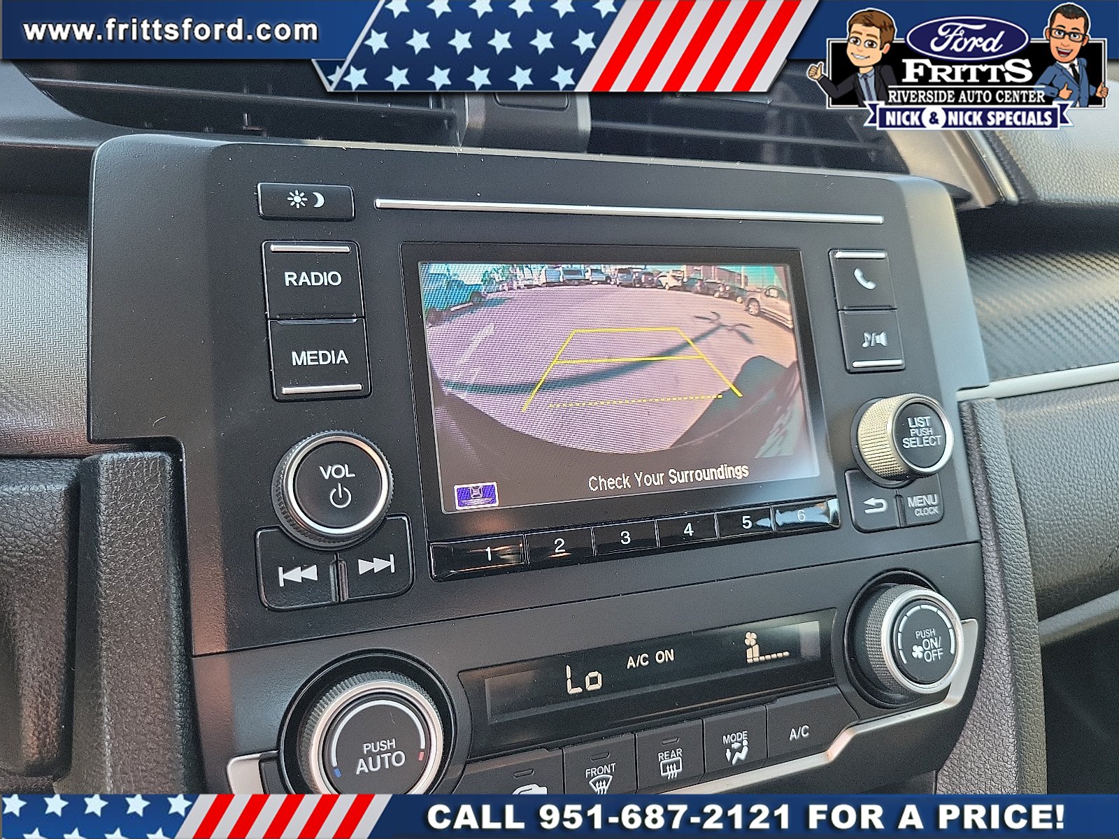 Certified Used 2019 Crystal Black Pearl Honda LX image 10