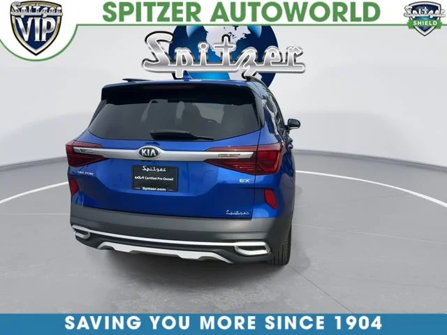 Certified Used 2021 Blue Kia EX image 8