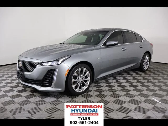 Used 2023 Silver Cadillac Premium Luxury image 1