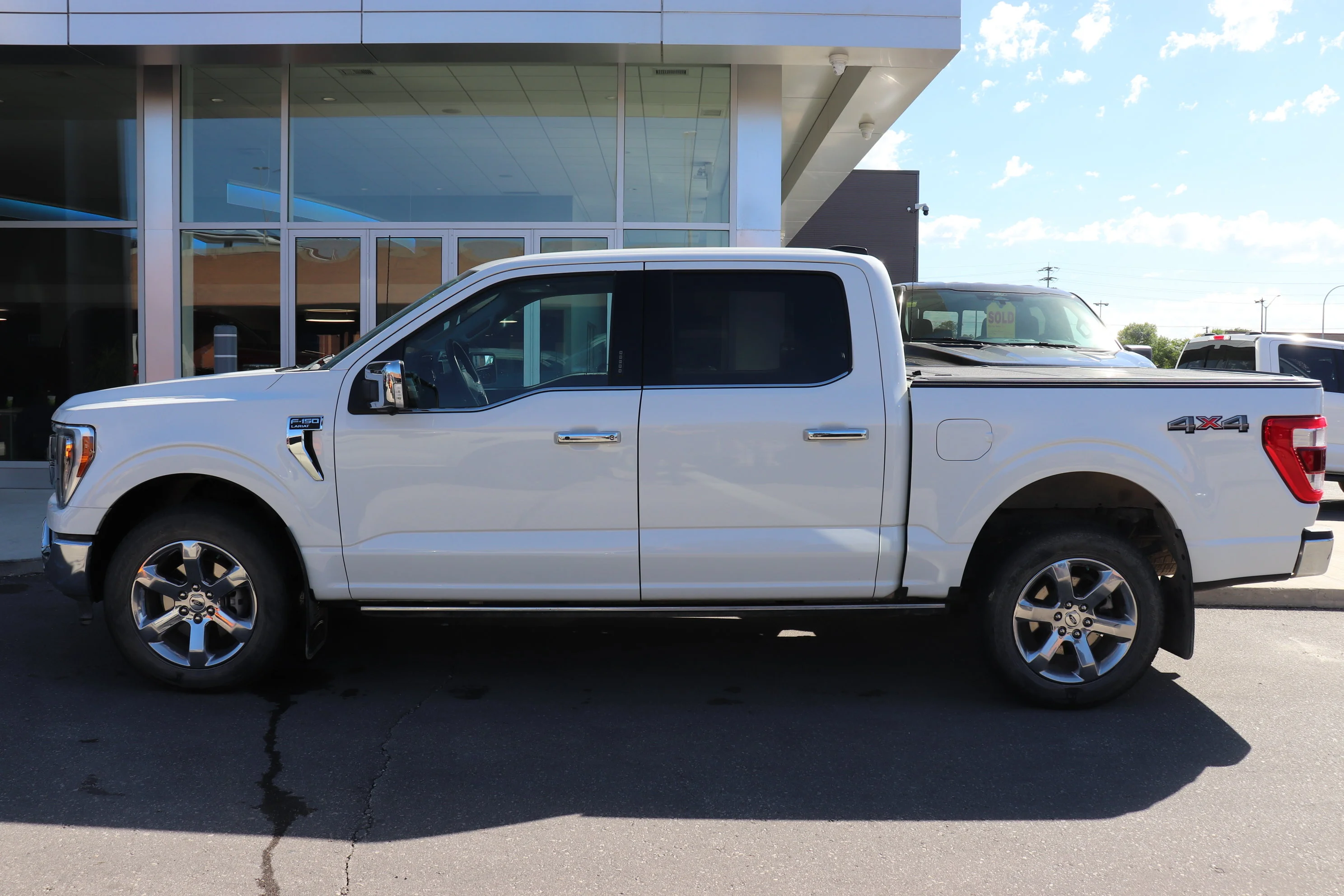 Used 2023 White Ford XL 4WD SuperCrew 5.5