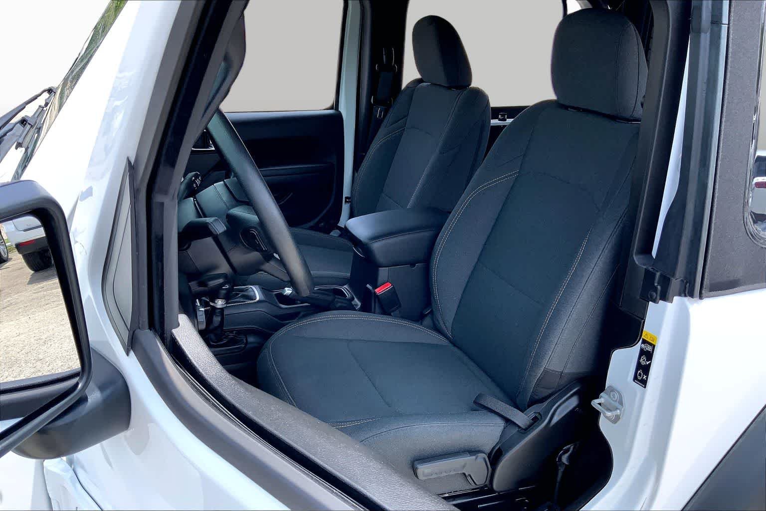 Used 2024 Bright White Clearcoat Jeep Sport image 8
