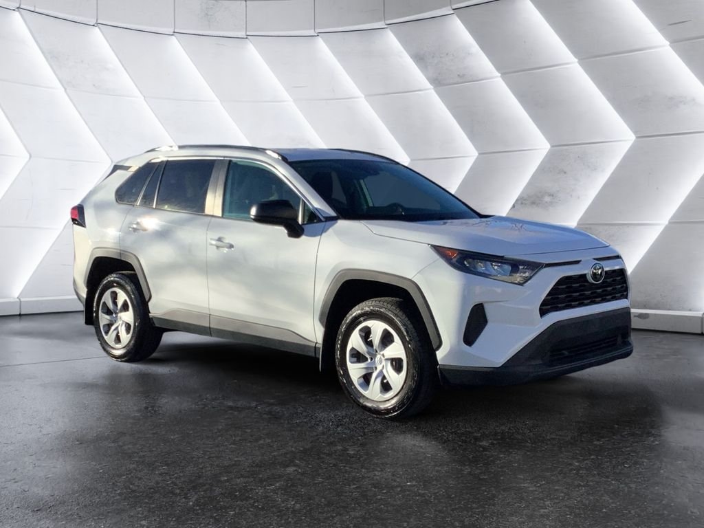 White 2020 Toyota RAV4 LE AWD SUV / Crossover All-Wheel Drive