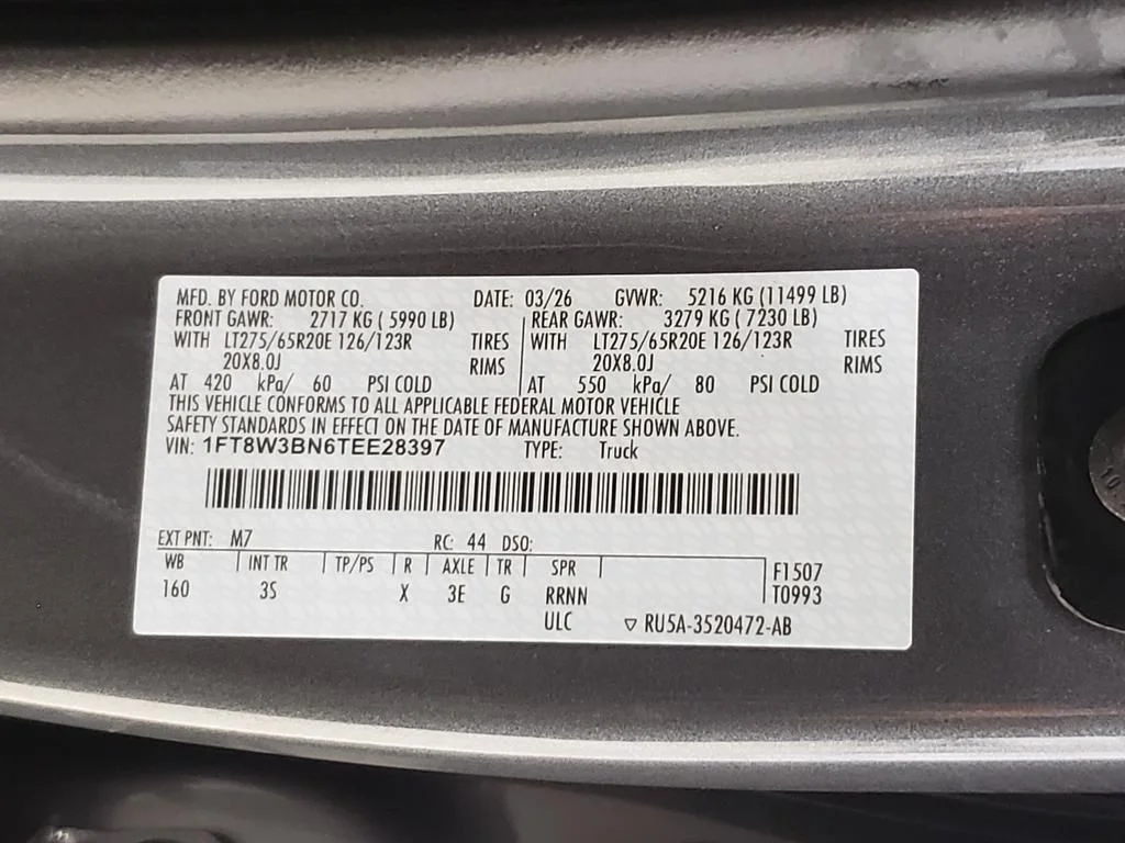 New 2026 Carbonized Gray Metallic Ford F-350® XLT image 25