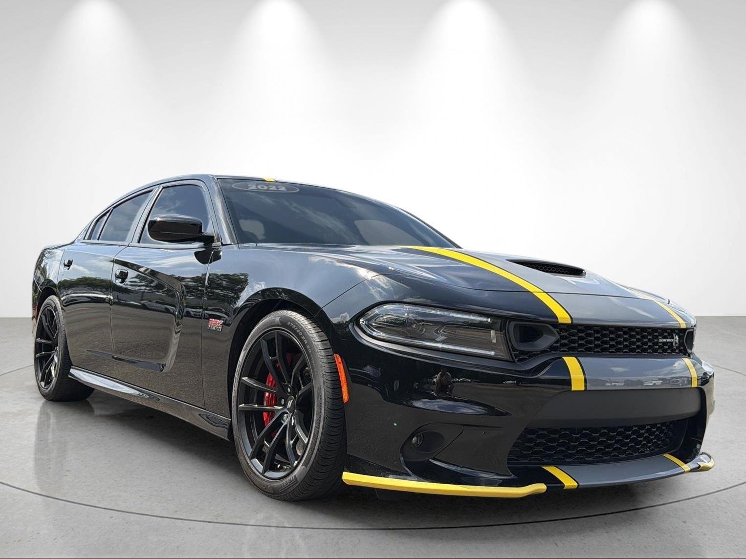 Used 2022 Pitch Black Clearcoat Dodge Scat Pack image 7