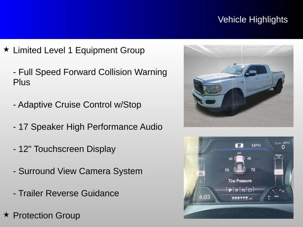 Used 2019 White Ram Limited image 12