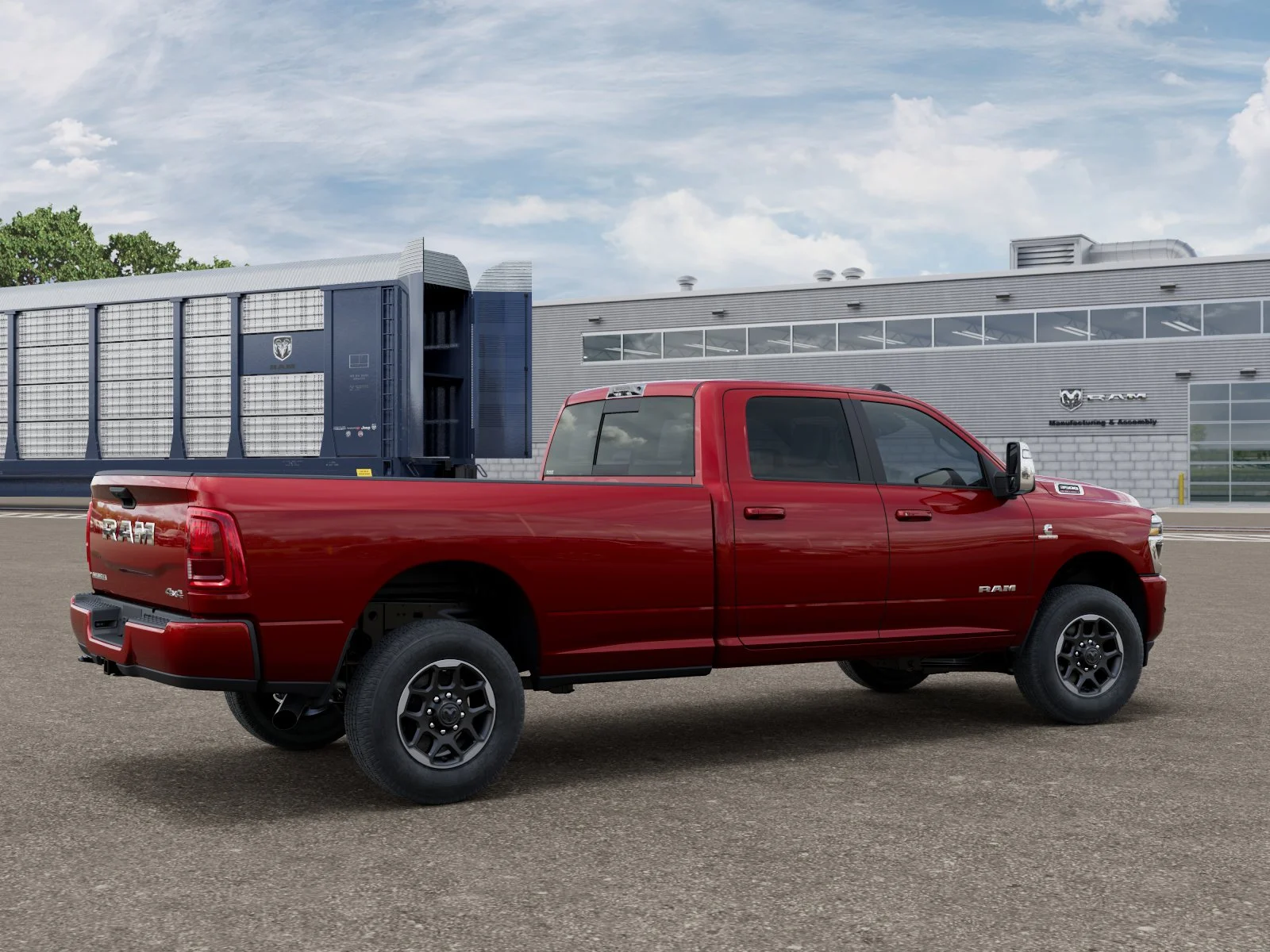 New 2027 Molten Red Pearl-Coat Exterior Paint RAM LARAMIE image 2