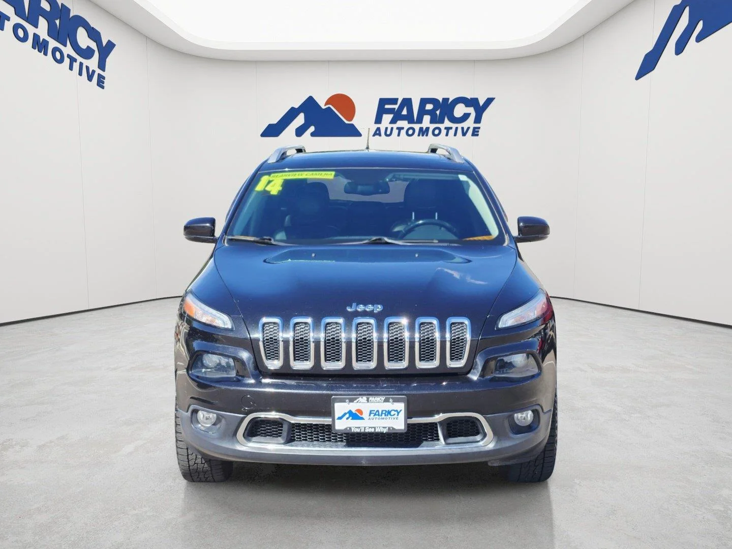 Used 2014 Brilliant Black Crystal Pearlcoat Jeep Limited image 2