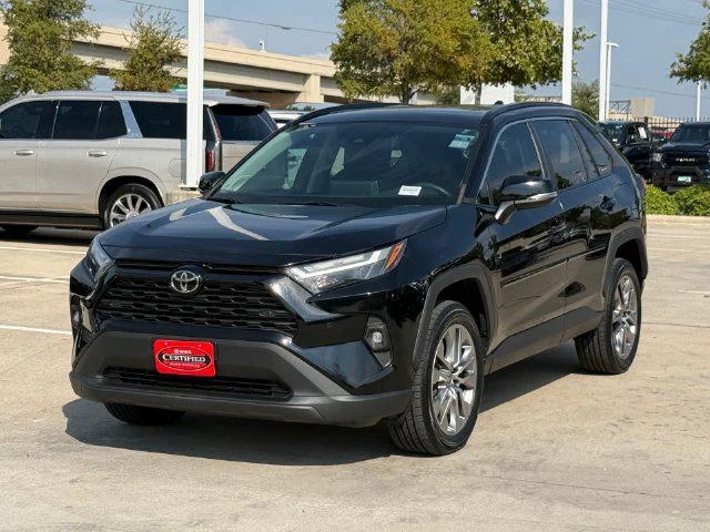 Certified Used 2022 MIDNIGHT BLACK METAL Toyota XLE Premium image 9