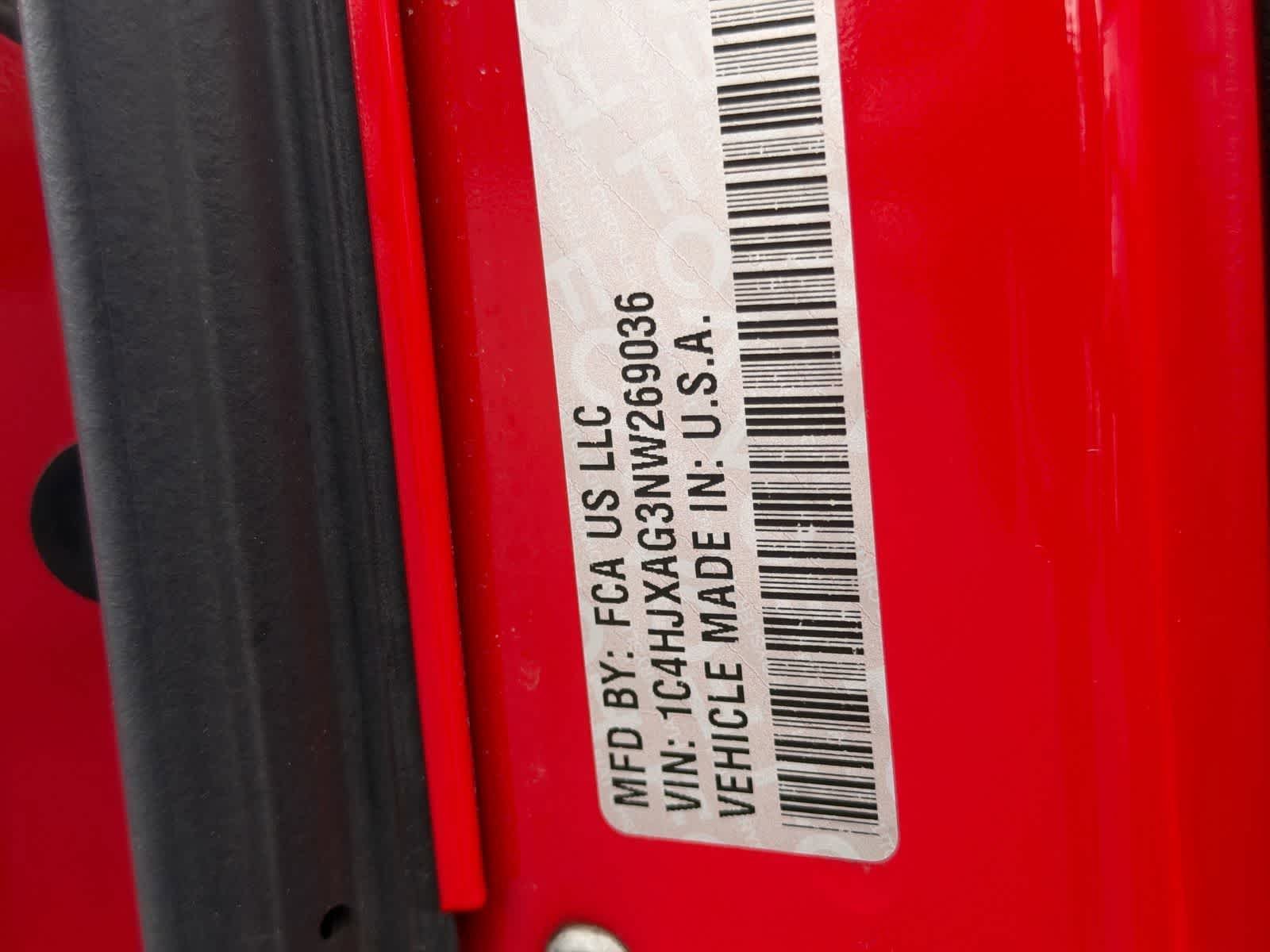 Certified Used 2022 Firecracker Red Clearcoat Jeep Willys image 37