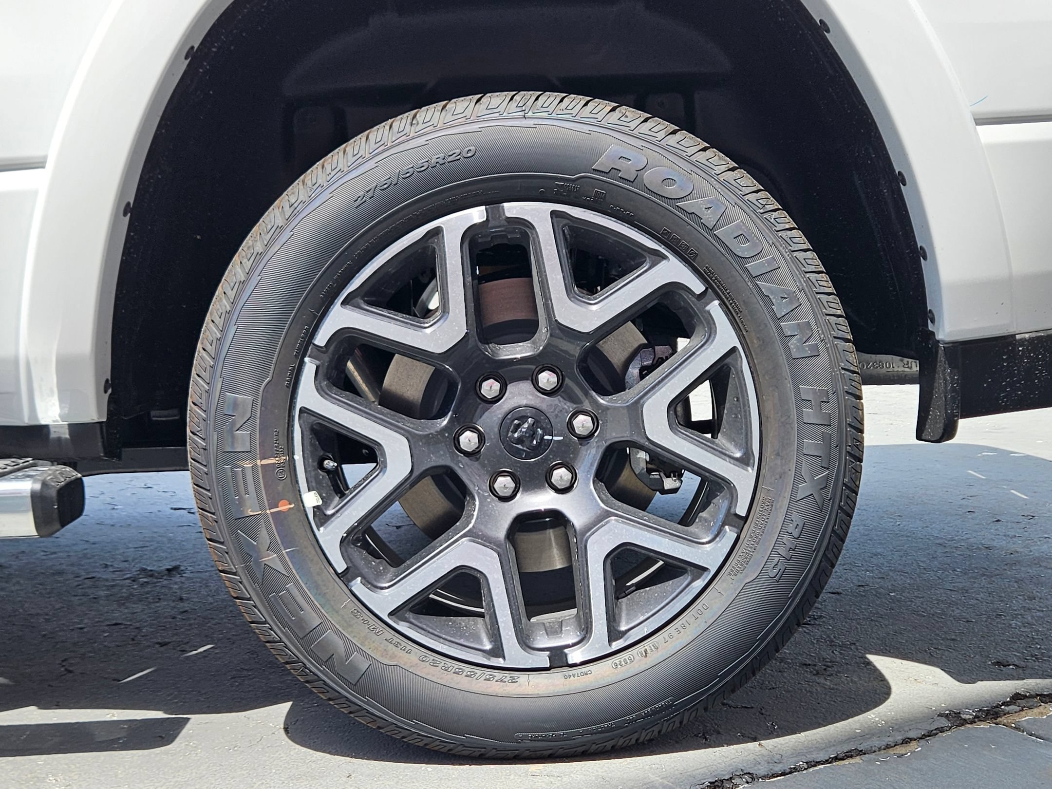 New 2026 Bright White Clear-Coat Exterior Paint RAM Laramie image 25