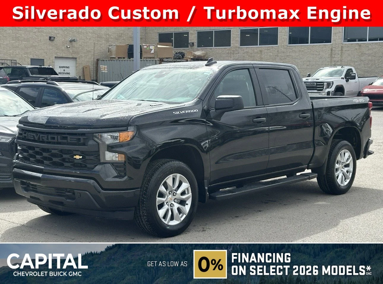 New 2026 Black Chevrolet Custom image 1