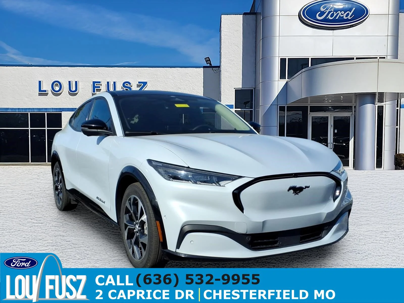 Used 2023 White Metallic Ford Premium image 1
