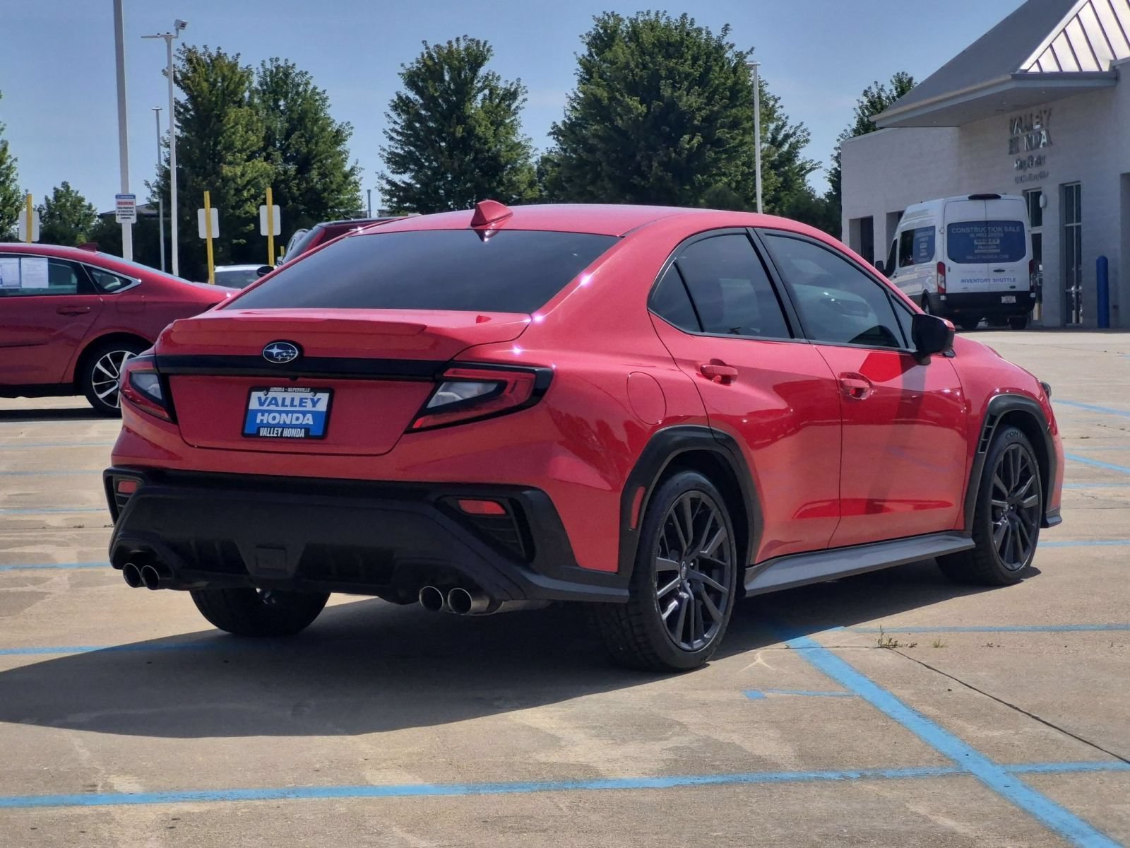Used 2022 Ignition Red Subaru Premium AWD image 6