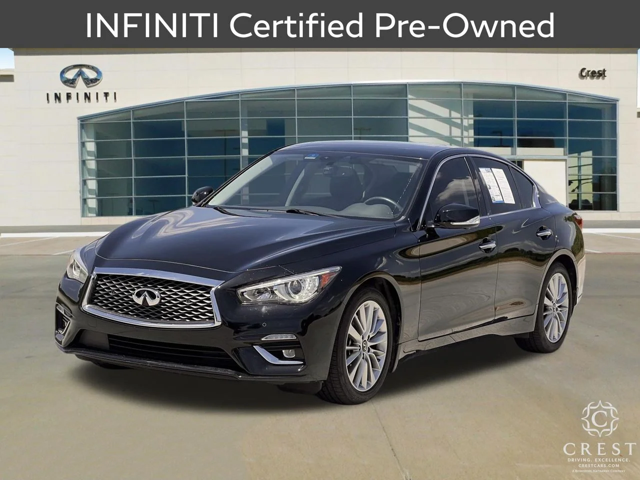 Certified Used 2023 Black Obsidian INFINITI LUXE image 8