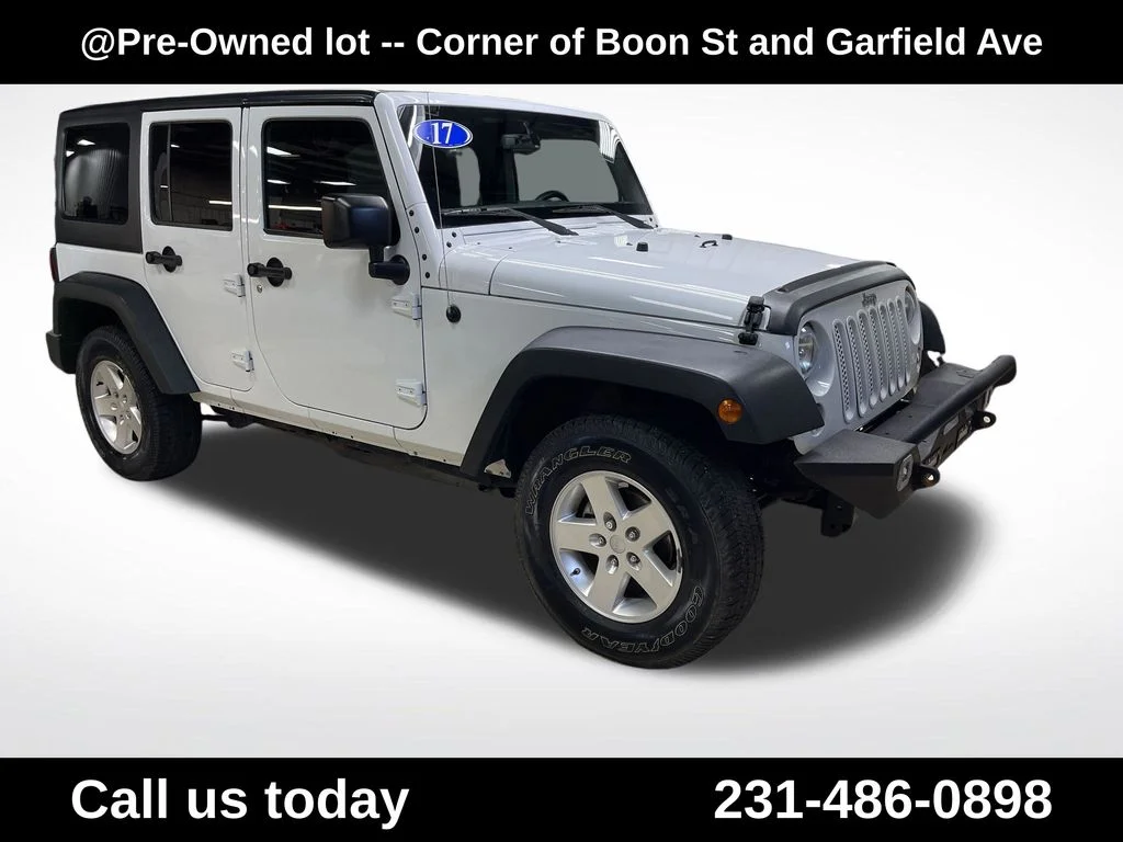 Used 2017 White Jeep Unlimited Sport image 10