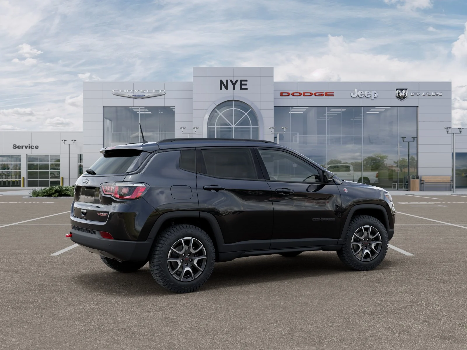 New 2026 Diamond Black Crystal Pearl-Coat Exterior Paint Jeep Trailhawk image 31