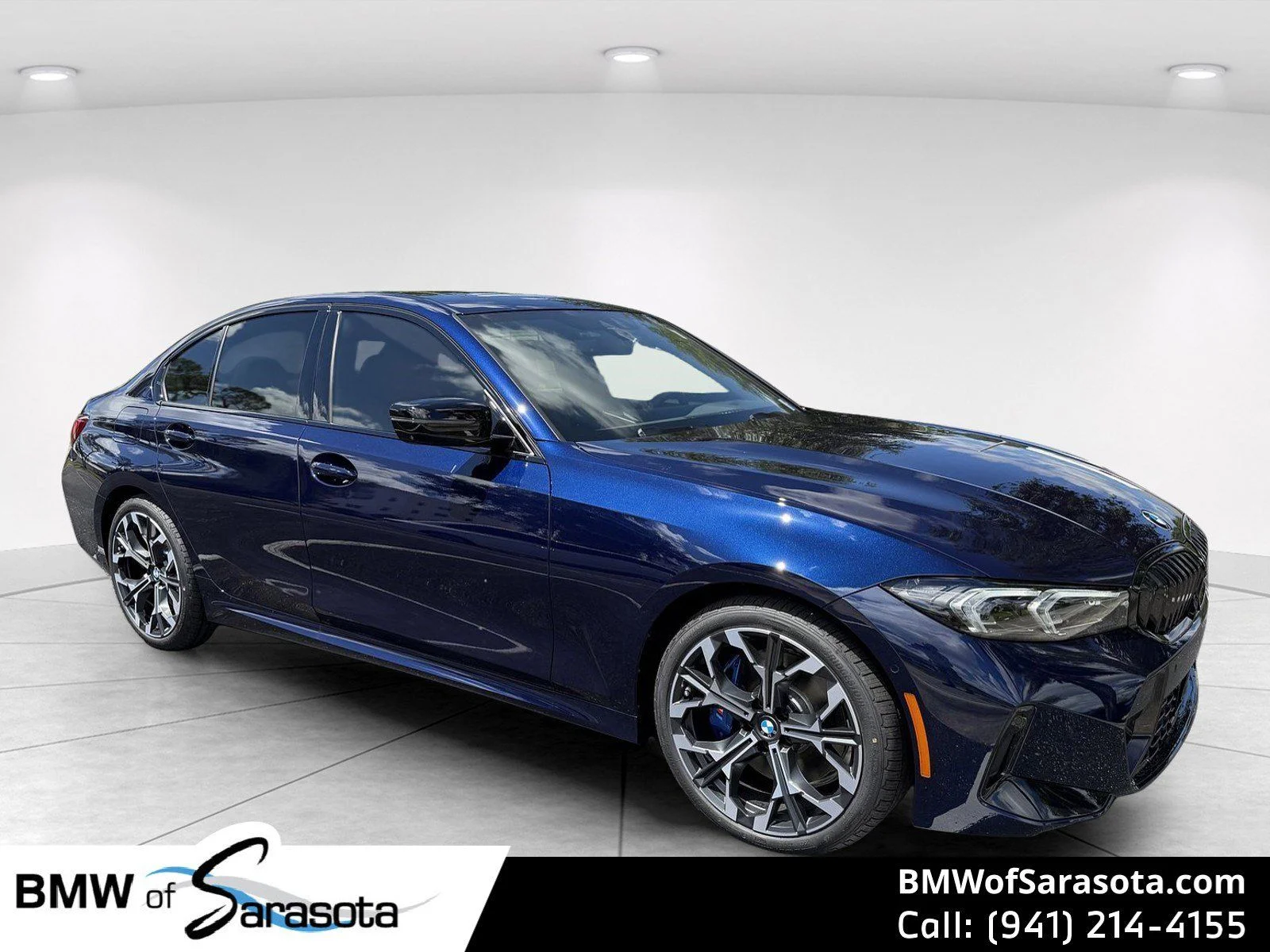 New 2026 Tanzanite Blue II Metallic BMW 330i image 1