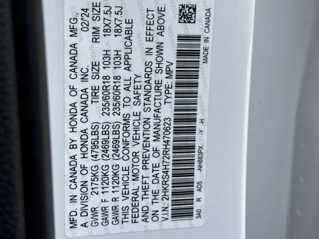 Used 2024 White Honda EX-L image 37
