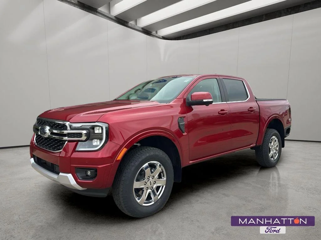 New 2025 Ruby Red Metallic Tinted Clearcoat Ford LARIAT® image 1