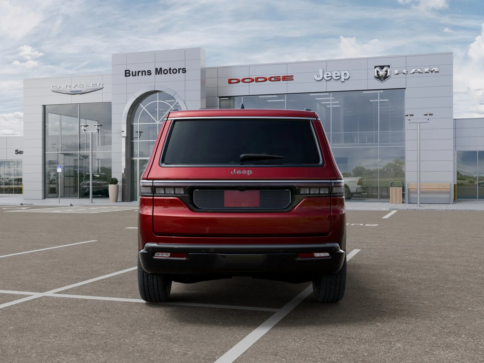 New 2026 Velvet Red Pearl-Coat Exterior Paint Jeep 4x2 image 33