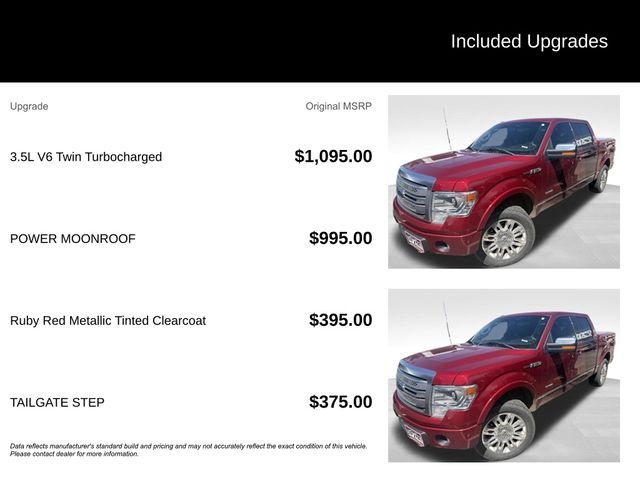 Used 2014 Red Ford Platinum image 5