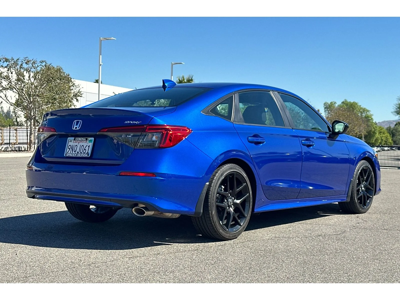 Used 2024 Aegean Blue Metallic Honda Sport image 4