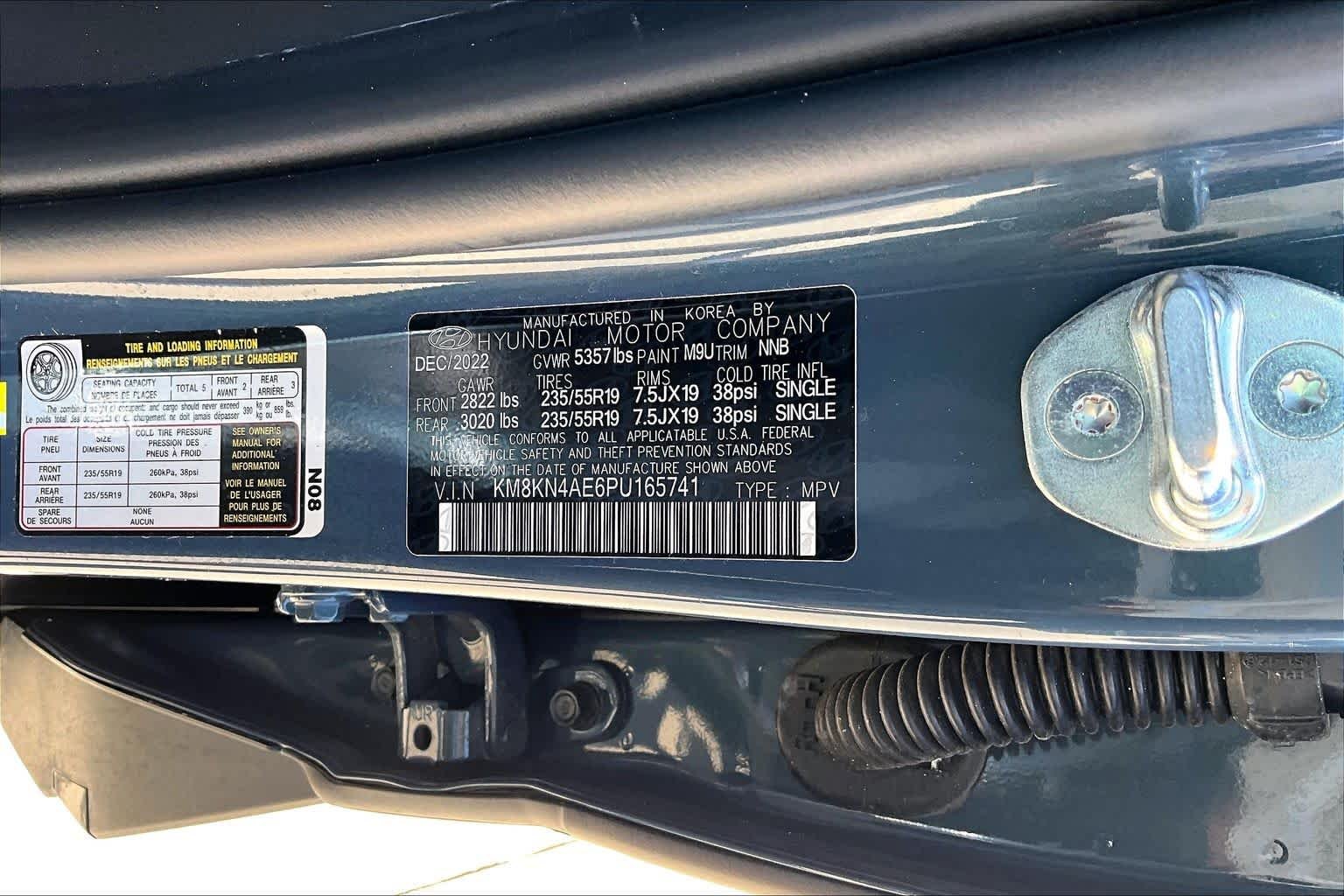 Used 2023 Digital Teal Hyundai SEL image 32