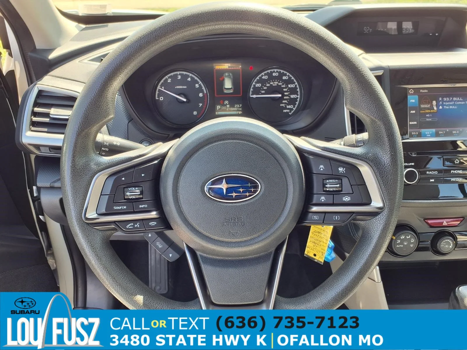 Used 2020 Crystal White Pearl Subaru Base image 13