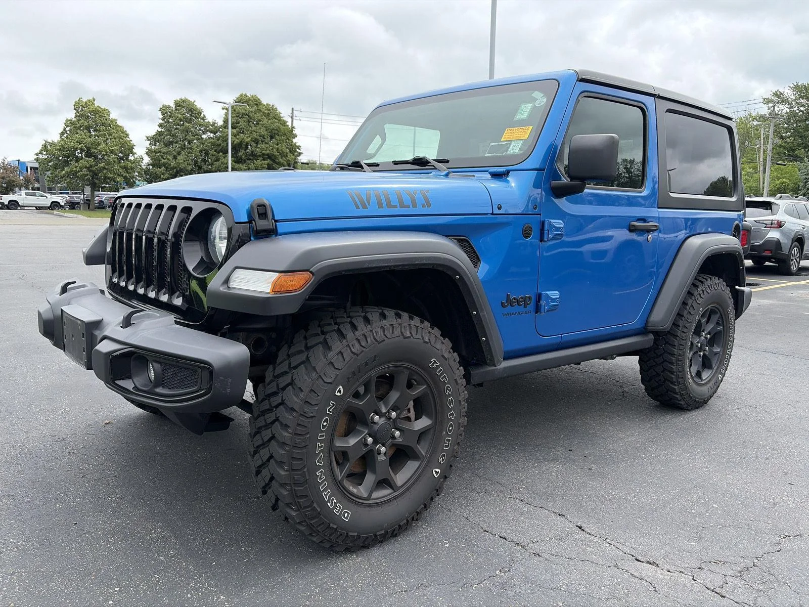 Used 2021 Hydro Blue Pearlcoat Jeep Willys Sport image 3
