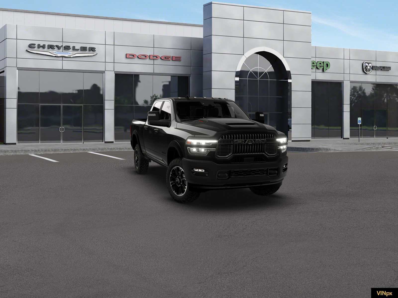 New 2026 Diamond Black Crystal Pearlcoat RAM Rebel image 16