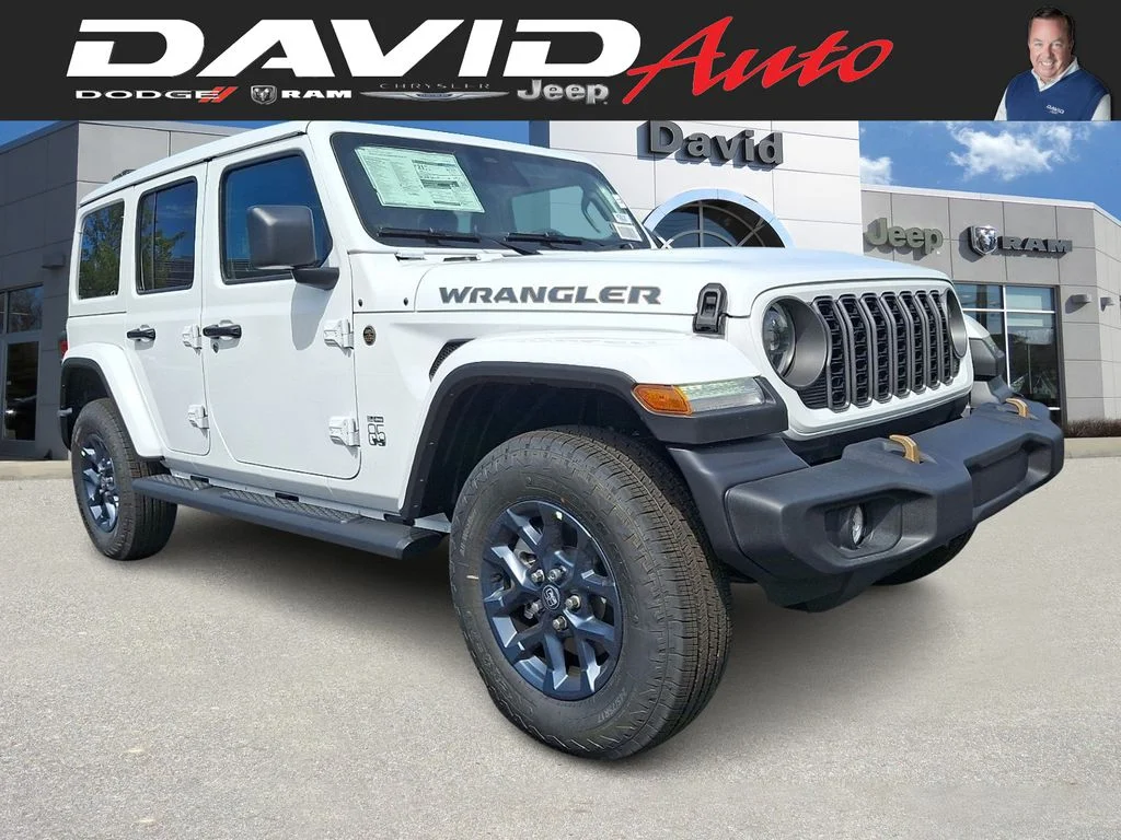 New 2026 Bright White Clear-Coat Exterior Paint Jeep 85th Anniversary Edition image 1
