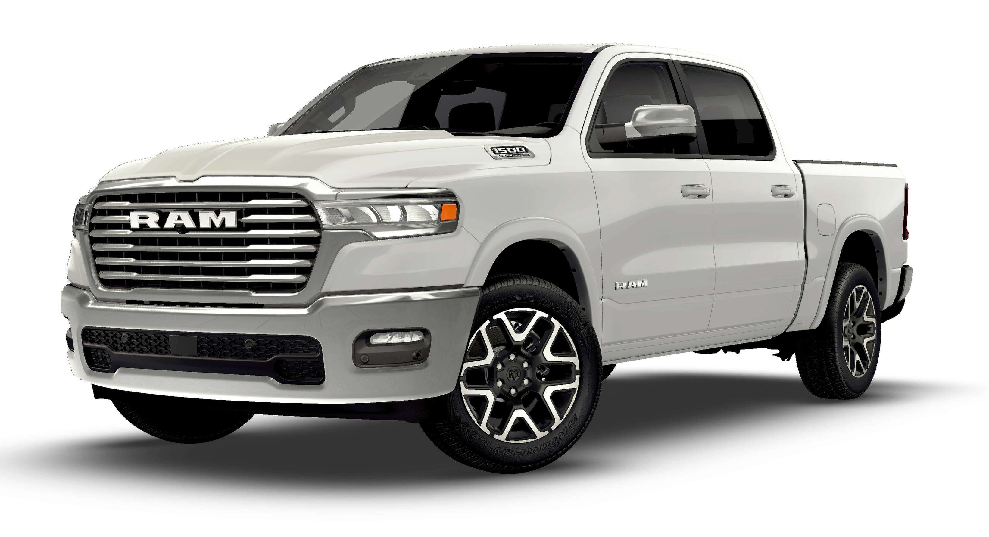 New 2026 Bright White Clear-Coat Exterior Paint RAM LARAMIE image 1