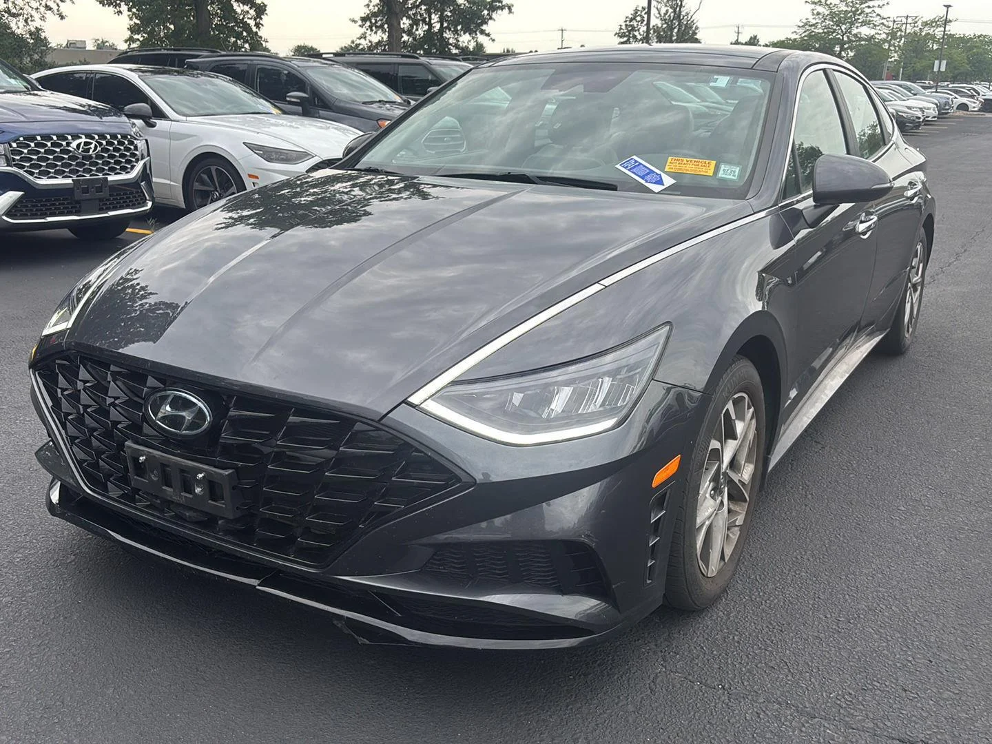 Used 2020 Portofino Gray Hyundai SEL image 3