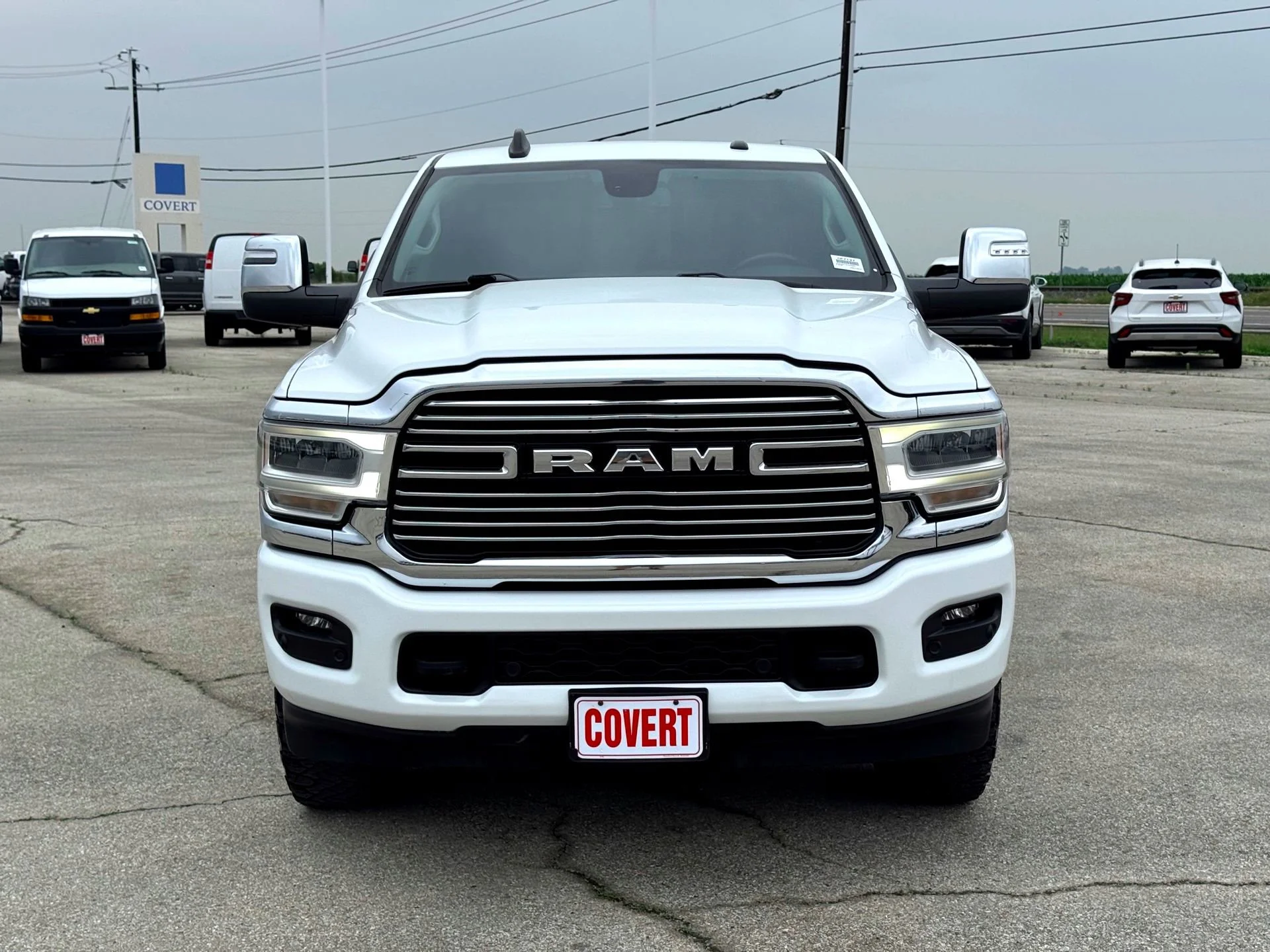 Used 2023 Bright White Clearcoat Ram Laramie image 4