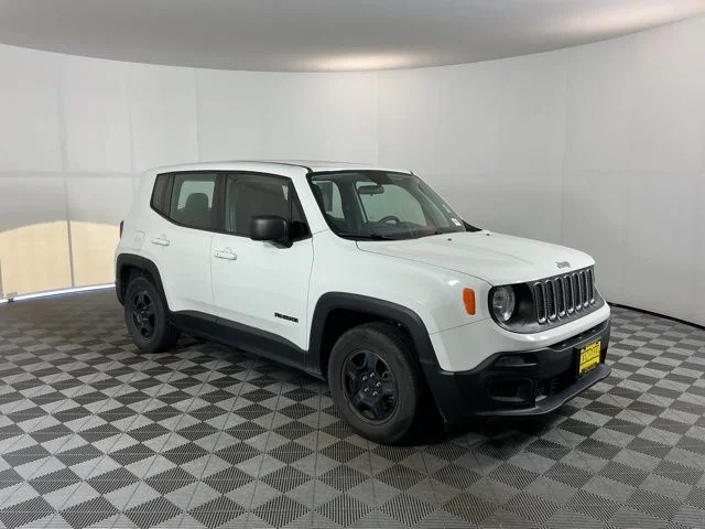 Used 2018 Alpine White Jeep Sport image 3