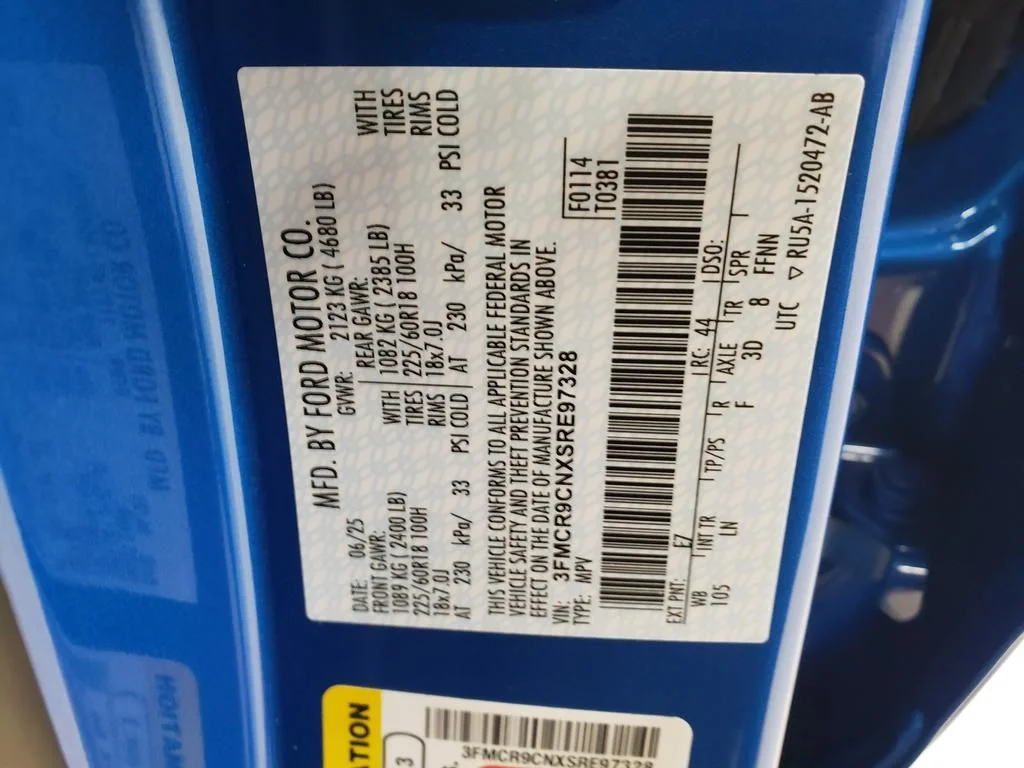 New 2025 Velocity Blue Metallic Ford Outer Banks® image 26