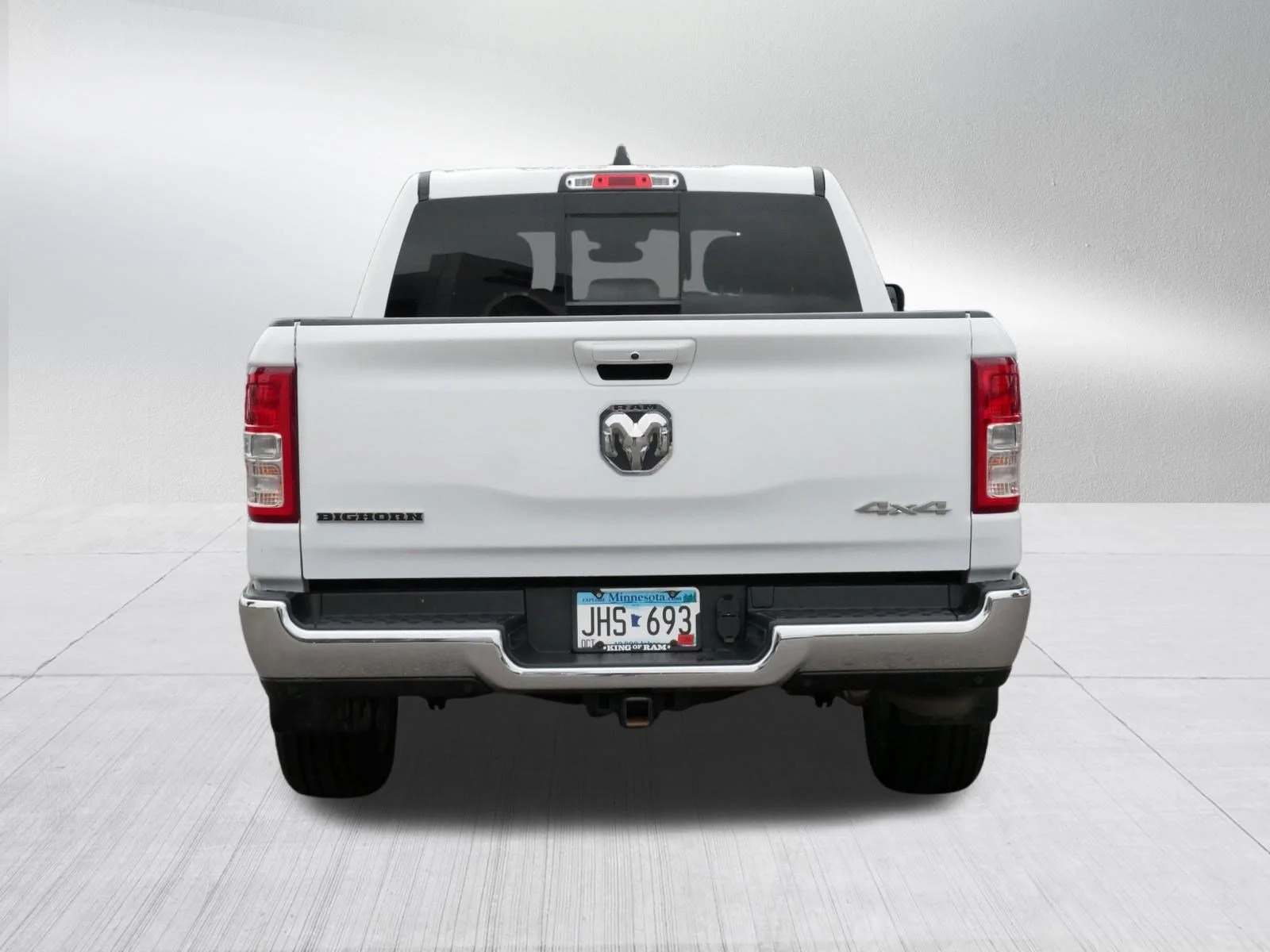 Used 2022 Bright White Clearcoat Ram Big Horn image 6